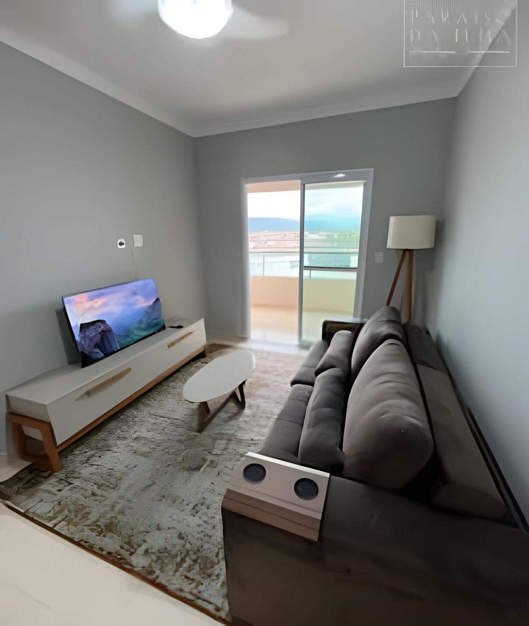 Apartamento Varanda E Churrasqueira Pe Na Areia Pg Praia Grande  Eksteriør bilde
